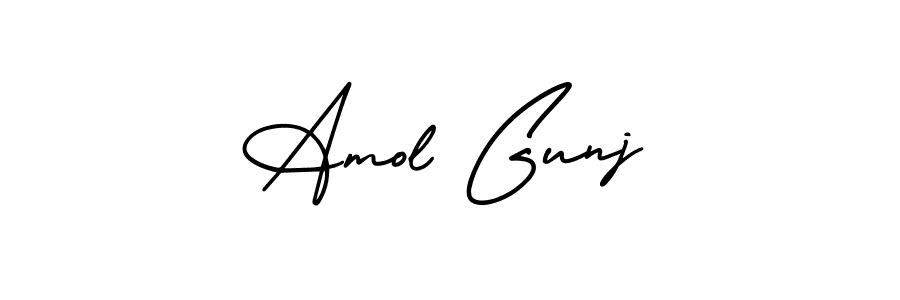 Also You can easily find your signature by using the search form. We will create Amol Gunj name handwritten signature images for you free of cost using AmerikaSignatureDemo-Regular sign style. Amol Gunj signature style 3 images and pictures png