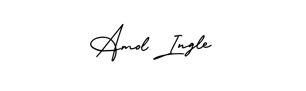 Best and Professional Signature Style for Amol Ingle. AmerikaSignatureDemo-Regular Best Signature Style Collection. Amol Ingle signature style 3 images and pictures png