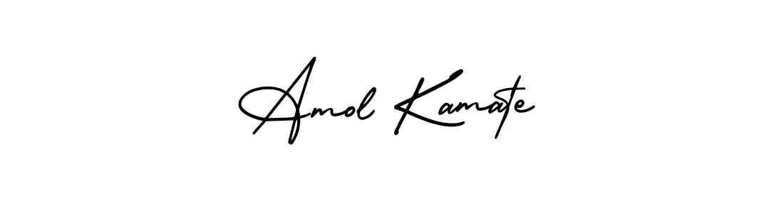 The best way (AmerikaSignatureDemo-Regular) to make a short signature is to pick only two or three words in your name. The name Amol Kamate include a total of six letters. For converting this name. Amol Kamate signature style 3 images and pictures png