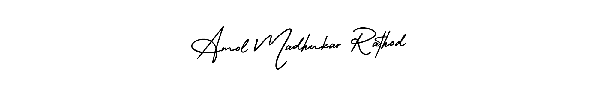 Design your own signature with our free online signature maker. With this signature software, you can create a handwritten (AmerikaSignatureDemo-Regular) signature for name Amol Madhukar Rathod. Amol Madhukar Rathod signature style 3 images and pictures png