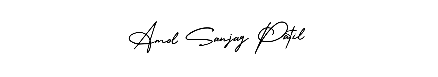 Make a short Amol Sanjay Patil signature style. Manage your documents anywhere anytime using AmerikaSignatureDemo-Regular. Create and add eSignatures, submit forms, share and send files easily. Amol Sanjay Patil signature style 3 images and pictures png