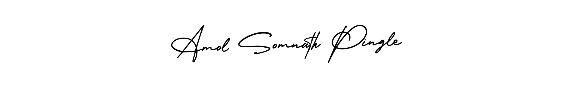 Make a short Amol Somnath Pingle signature style. Manage your documents anywhere anytime using AmerikaSignatureDemo-Regular. Create and add eSignatures, submit forms, share and send files easily. Amol Somnath Pingle signature style 3 images and pictures png