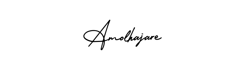 if you are searching for the best signature style for your name Amolhajare. so please give up your signature search. here we have designed multiple signature styles  using AmerikaSignatureDemo-Regular. Amolhajare signature style 3 images and pictures png