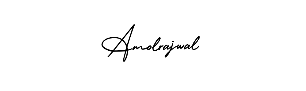 You should practise on your own different ways (AmerikaSignatureDemo-Regular) to write your name (Amolrajwal) in signature. don't let someone else do it for you. Amolrajwal signature style 3 images and pictures png