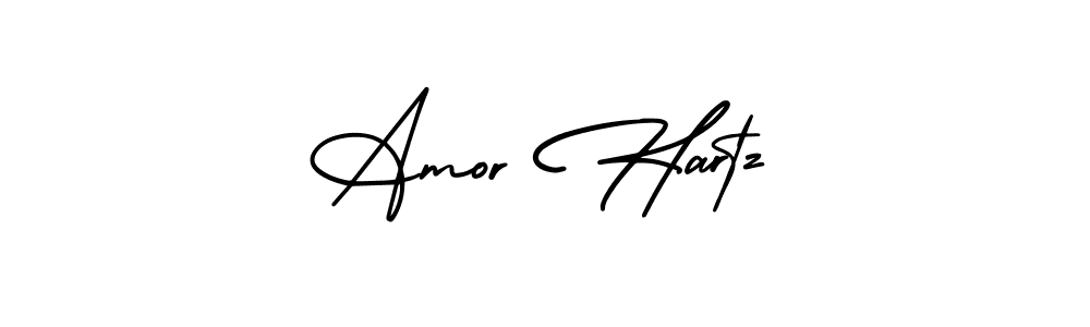 How to make Amor Hartz signature? AmerikaSignatureDemo-Regular is a professional autograph style. Create handwritten signature for Amor Hartz name. Amor Hartz signature style 3 images and pictures png