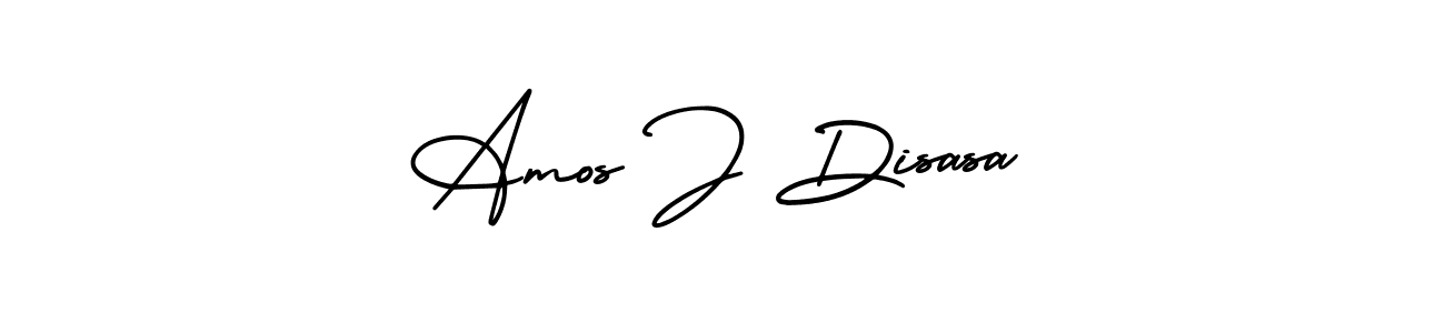 It looks lik you need a new signature style for name Amos J Disasa. Design unique handwritten (AmerikaSignatureDemo-Regular) signature with our free signature maker in just a few clicks. Amos J Disasa signature style 3 images and pictures png