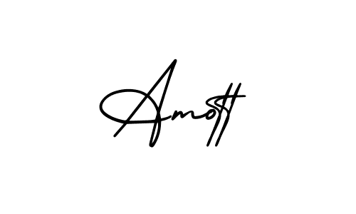 Use a signature maker to create a handwritten signature online. With this signature software, you can design (AmerikaSignatureDemo-Regular) your own signature for name Amott. Amott signature style 3 images and pictures png