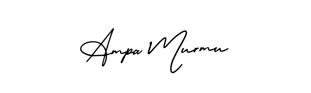 Similarly AmerikaSignatureDemo-Regular is the best handwritten signature design. Signature creator online .You can use it as an online autograph creator for name Ampa Murmu. Ampa Murmu signature style 3 images and pictures png