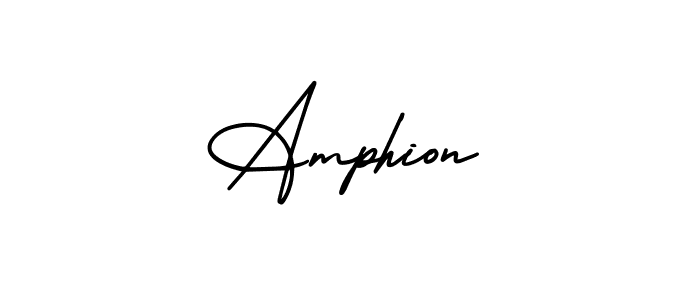 Create a beautiful signature design for name Amphion. With this signature (AmerikaSignatureDemo-Regular) fonts, you can make a handwritten signature for free. Amphion signature style 3 images and pictures png