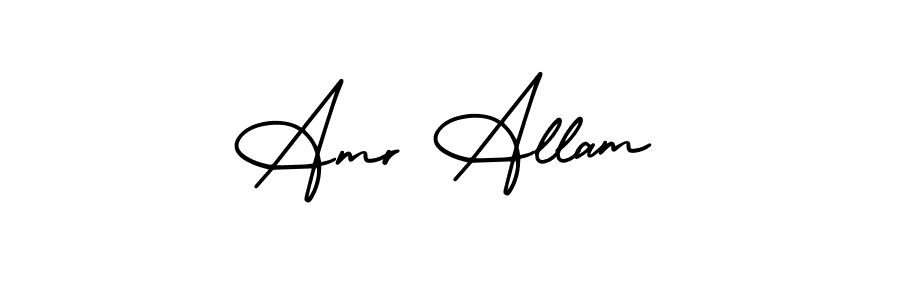See photos of Amr Allam official signature by Spectra . Check more albums & portfolios. Read reviews & check more about AmerikaSignatureDemo-Regular font. Amr Allam signature style 3 images and pictures png