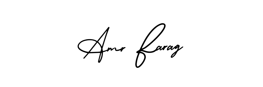 Also we have Amr Farag name is the best signature style. Create professional handwritten signature collection using AmerikaSignatureDemo-Regular autograph style. Amr Farag signature style 3 images and pictures png