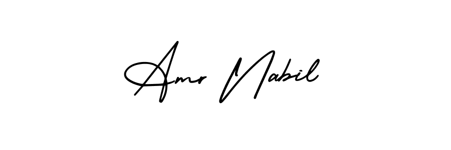 Best and Professional Signature Style for Amr Nabil. AmerikaSignatureDemo-Regular Best Signature Style Collection. Amr Nabil signature style 3 images and pictures png