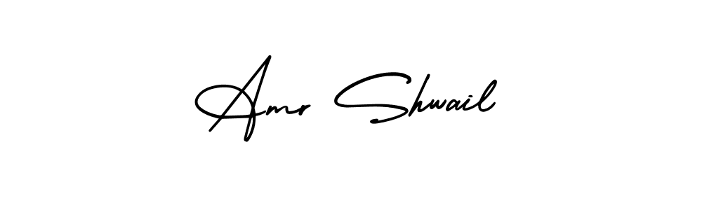 See photos of Amr Shwail official signature by Spectra . Check more albums & portfolios. Read reviews & check more about AmerikaSignatureDemo-Regular font. Amr Shwail signature style 3 images and pictures png