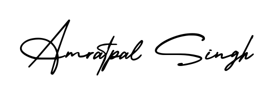 A modern signature idea for name Amratpal Singh using AmerikaSignatureDemo-Regular font. Clean strokes and elegant curves make it stand out instantly. Amratpal Singh signature style 3 images and pictures png