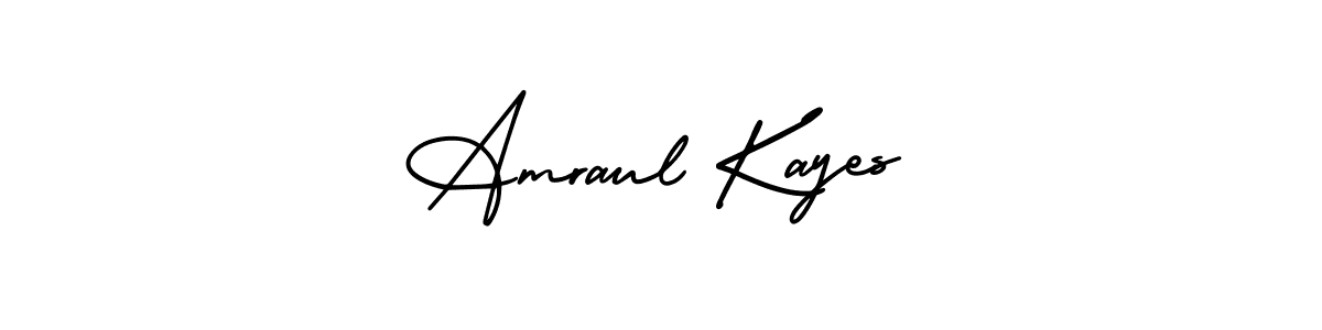 if you are searching for the best signature style for your name Amraul Kayes. so please give up your signature search. here we have designed multiple signature styles  using AmerikaSignatureDemo-Regular. Amraul Kayes signature style 3 images and pictures png