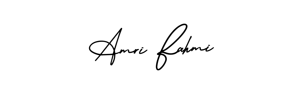 Also we have Amri Fahmi name is the best signature style. Create professional handwritten signature collection using AmerikaSignatureDemo-Regular autograph style. Amri Fahmi signature style 3 images and pictures png