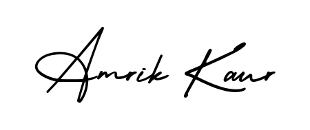 See photos of Amrik Kaur official signature. Check more albums & portfolios. Read reviews & check more about AmerikaSignatureDemo-Regular font. Amrik Kaur signature style 3 images and pictures png