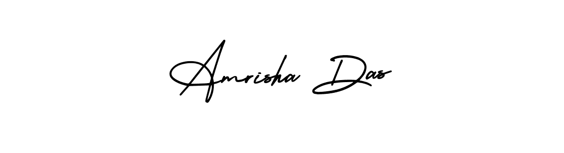 Make a beautiful signature design for name Amrisha Das. Use this online signature maker to create a handwritten signature for free. Amrisha Das signature style 3 images and pictures png