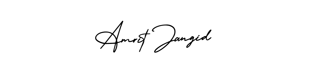 Check out images of Autograph of Amrit Jangid name. Actor Amrit Jangid Signature Style. AmerikaSignatureDemo-Regular is a professional sign style online. Amrit Jangid signature style 3 images and pictures png
