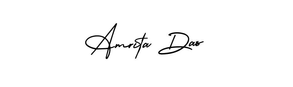 The best way (AmerikaSignatureDemo-Regular) to make a short signature is to pick only two or three words in your name. The name Amrita Das include a total of six letters. For converting this name. Amrita Das signature style 3 images and pictures png