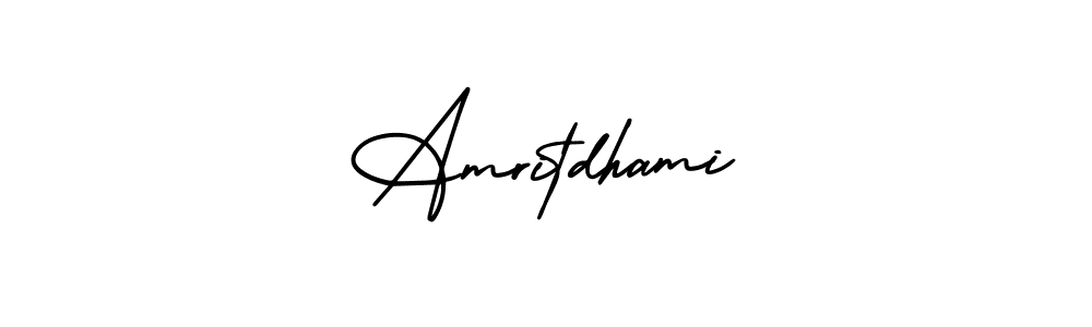 This is the best signature style for the Amritdhami name. Also you like these signature font (AmerikaSignatureDemo-Regular). Mix name signature. Amritdhami signature style 3 images and pictures png