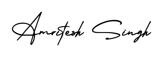 Looking for an artistic signature for Amritesh Singh? The AmerikaSignatureDemo-Regular calligraphy style gives a sophisticated flow suitable for business cards and emails. Amritesh Singh signature style 3 images and pictures png