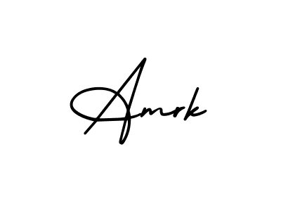 You should practise on your own different ways (AmerikaSignatureDemo-Regular) to write your name (Amrk) in signature. don't let someone else do it for you. Amrk signature style 3 images and pictures png