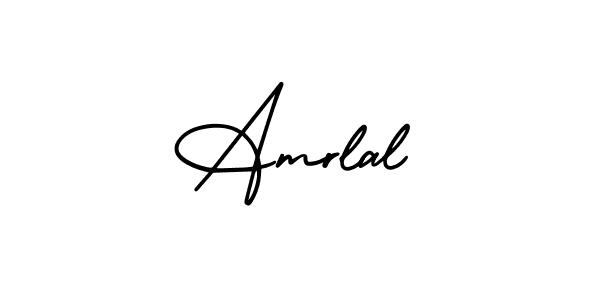 Make a beautiful signature design for name Amrlal. Use this online signature maker to create a handwritten signature for free. Amrlal signature style 3 images and pictures png