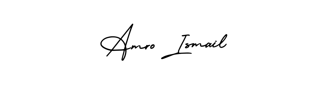 Make a beautiful signature design for name Amro Ismail. Use this online signature maker to create a handwritten signature for free. Amro Ismail signature style 3 images and pictures png