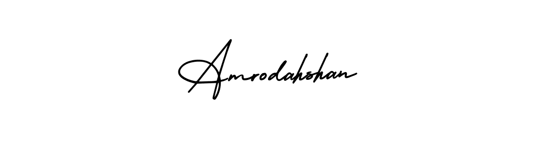 Make a beautiful signature design for name Amrodahshan. With this signature (AmerikaSignatureDemo-Regular) style, you can create a handwritten signature for free. Amrodahshan signature style 3 images and pictures png