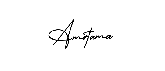 Similarly AmerikaSignatureDemo-Regular is the best handwritten signature design. Signature creator online .You can use it as an online autograph creator for name Amrtama. Amrtama signature style 3 images and pictures png