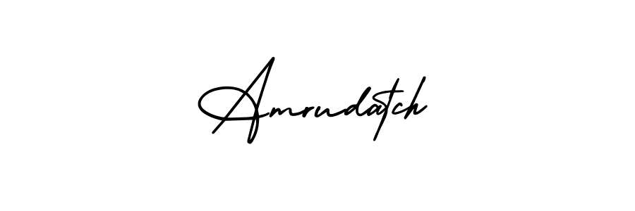 How to make Amrudatch signature? AmerikaSignatureDemo-Regular is a professional autograph style. Create handwritten signature for Amrudatch name. Amrudatch signature style 3 images and pictures png