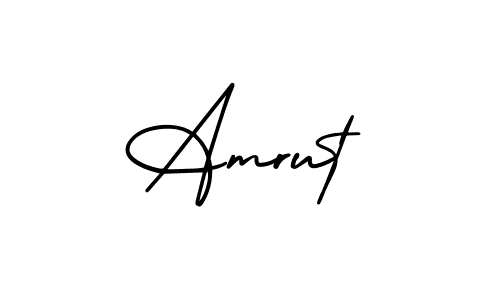 if you are searching for the best signature style for your name Amrut. so please give up your signature search. here we have designed multiple signature styles  using AmerikaSignatureDemo-Regular. Amrut signature style 3 images and pictures png