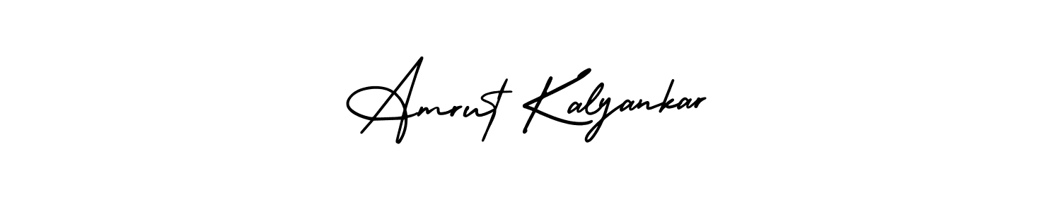 Make a beautiful signature design for name Amrut Kalyankar. Use this online signature maker to create a handwritten signature for free. Amrut Kalyankar signature style 3 images and pictures png