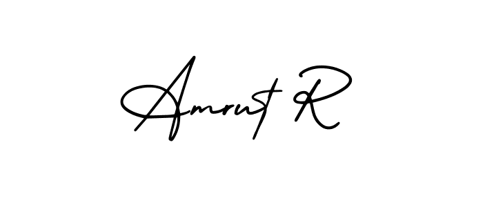 Make a short Amrut R signature style. Manage your documents anywhere anytime using AmerikaSignatureDemo-Regular. Create and add eSignatures, submit forms, share and send files easily. Amrut R signature style 3 images and pictures png