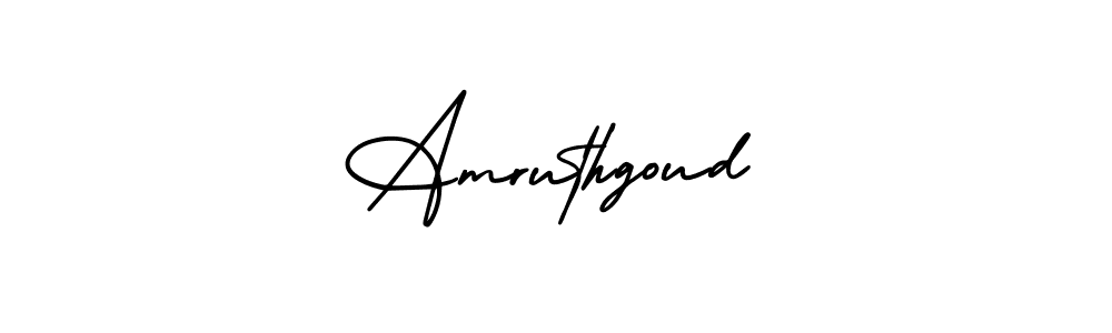 Make a beautiful signature design for name Amruthgoud. With this signature (AmerikaSignatureDemo-Regular) style, you can create a handwritten signature for free. Amruthgoud signature style 3 images and pictures png