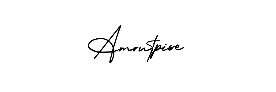 AmerikaSignatureDemo-Regular is a professional signature style that is perfect for those who want to add a touch of class to their signature. It is also a great choice for those who want to make their signature more unique. Get Amrutpise name to fancy signature for free. Amrutpise signature style 3 images and pictures png