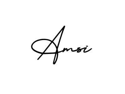 Also we have Amsi name is the best signature style. Create professional handwritten signature collection using AmerikaSignatureDemo-Regular autograph style. Amsi signature style 3 images and pictures png