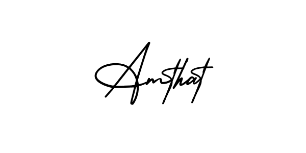 Also we have Amthat name is the best signature style. Create professional handwritten signature collection using AmerikaSignatureDemo-Regular autograph style. Amthat signature style 3 images and pictures png