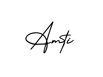 It looks lik you need a new signature style for name Amti. Design unique handwritten (AmerikaSignatureDemo-Regular) signature with our free signature maker in just a few clicks. Amti signature style 3 images and pictures png