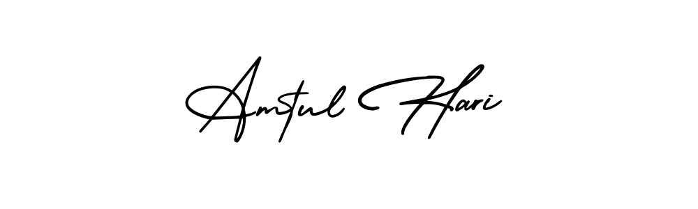 Amtul Hari stylish signature style. Best Handwritten Sign (AmerikaSignatureDemo-Regular) for my name. Handwritten Signature Collection Ideas for my name Amtul Hari. Amtul Hari signature style 3 images and pictures png