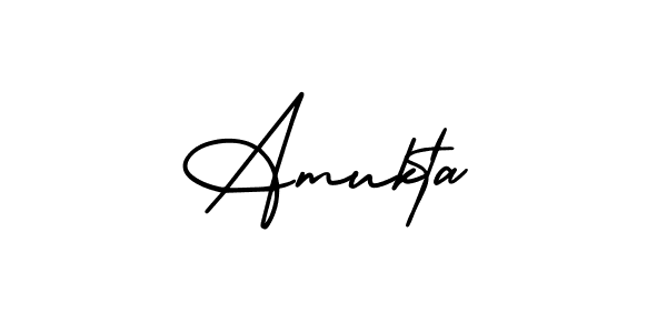 Make a beautiful signature design for name Amukta. Use this online signature maker to create a handwritten signature for free. Amukta signature style 3 images and pictures png