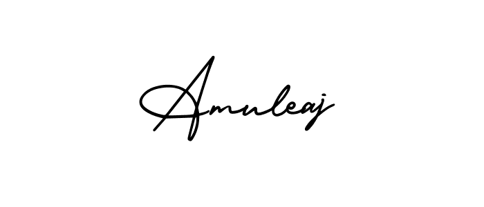 Also we have Amuleaj name is the best signature style. Create professional handwritten signature collection using AmerikaSignatureDemo-Regular autograph style. Amuleaj signature style 3 images and pictures png