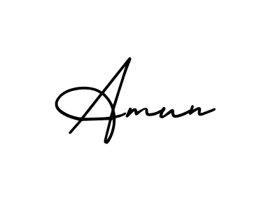 Best and Professional Signature Style for Amun. AmerikaSignatureDemo-Regular Best Signature Style Collection. Amun signature style 3 images and pictures png