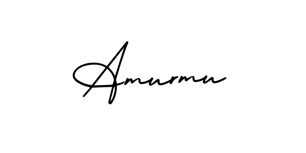 Design your own signature with our free online signature maker. With this signature software, you can create a handwritten (AmerikaSignatureDemo-Regular) signature for name Amurmu. Amurmu signature style 3 images and pictures png