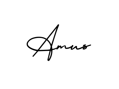 Also we have Amus name is the best signature style. Create professional handwritten signature collection using AmerikaSignatureDemo-Regular autograph style. Amus signature style 3 images and pictures png