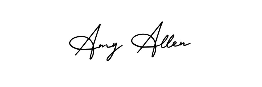 It looks lik you need a new signature style for name Amy Allen. Design unique handwritten (AmerikaSignatureDemo-Regular) signature with our free signature maker in just a few clicks. Amy Allen signature style 3 images and pictures png