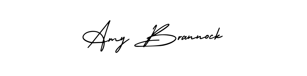 The best way (AmerikaSignatureDemo-Regular) to make a short signature is to pick only two or three words in your name. The name Amy Brannock include a total of six letters. For converting this name. Amy Brannock signature style 3 images and pictures png