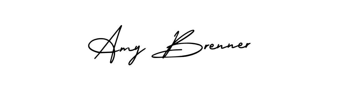 You should practise on your own different ways (AmerikaSignatureDemo-Regular) to write your name (Amy Brenner) in signature. don't let someone else do it for you. Amy Brenner signature style 3 images and pictures png