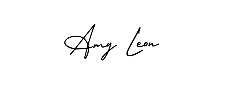 How to Draw Amy Leon signature style? AmerikaSignatureDemo-Regular is a latest design signature styles for name Amy Leon. Amy Leon signature style 3 images and pictures png